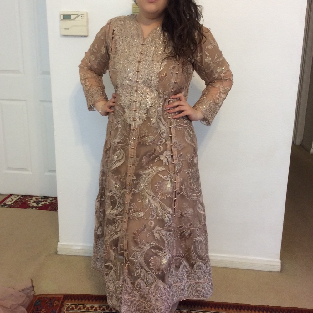 Pakistani Indian Suit Dress Anarkali 4 Piece